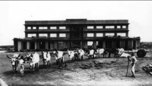 Construção do Palácio das Esmeraldas, Sede do Governo de Goiás, 1933